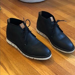 Men’s cole Haan black chukka boots size 9